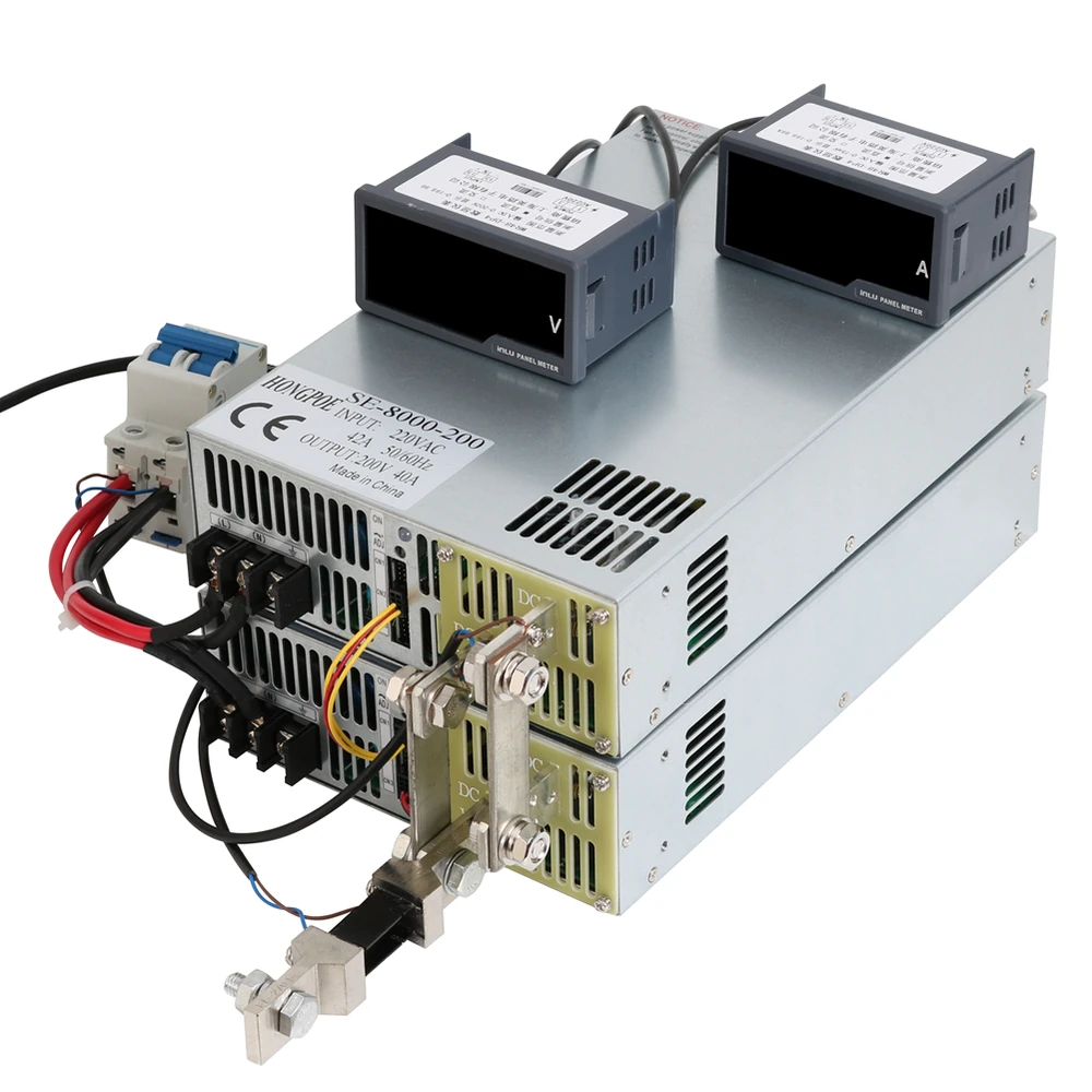 SE-8000-200 200V 40A 8000W 可调直流电源